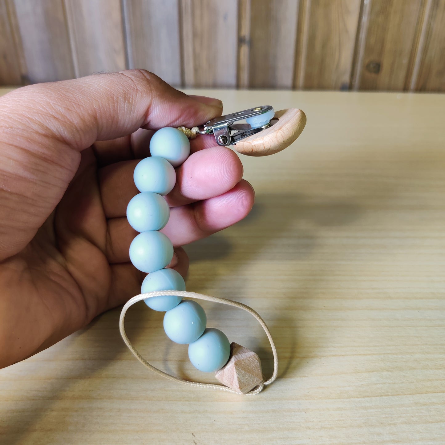 Wood and Silicon Clip #2168