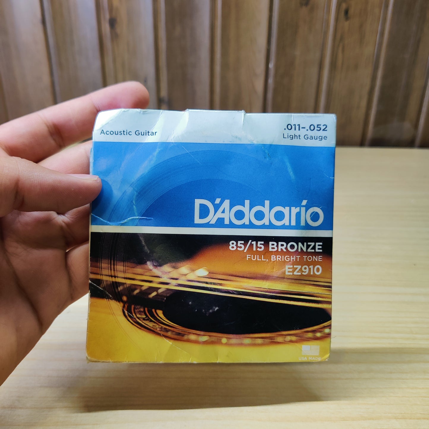 EZ910 85/15 Bronze Acoustic Guitar String set #2653