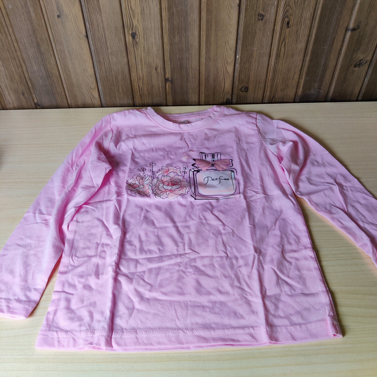 Kids pink Shirt Size 110 #2839