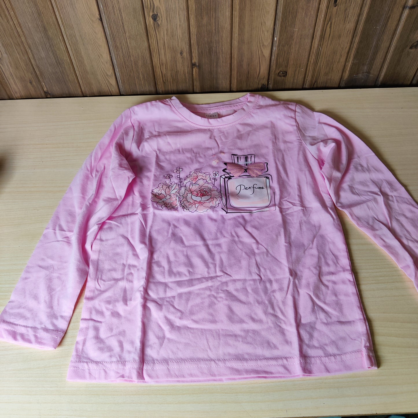 Kids pink Shirt Size 110 #2839