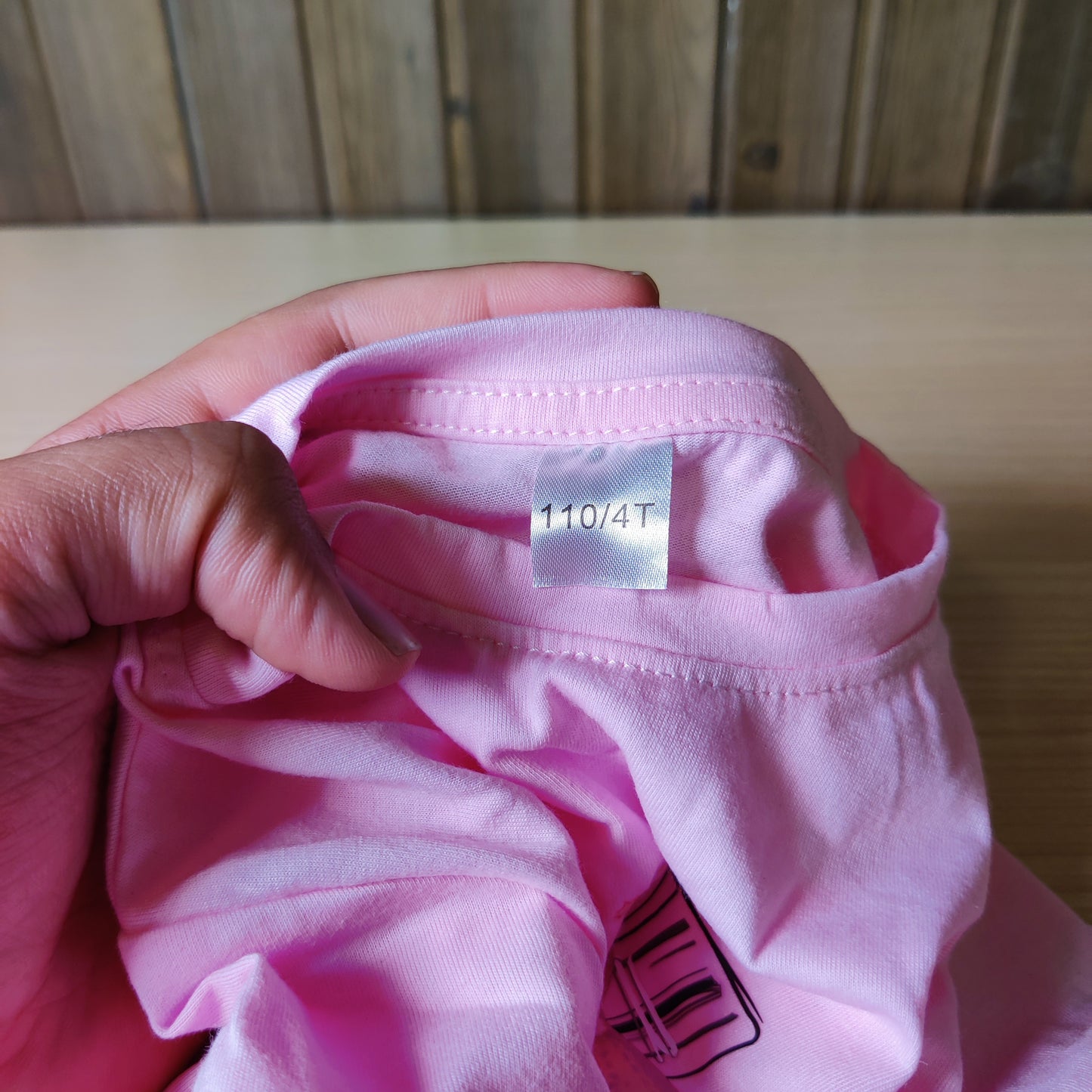 Kids pink Shirt Size 110 #2839