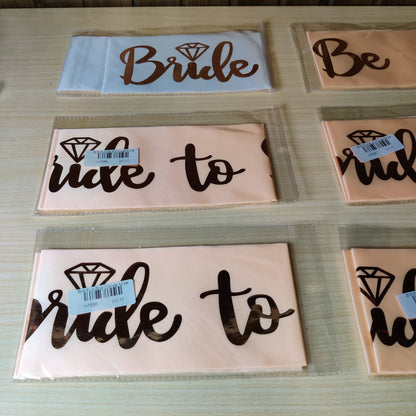 Bride to Be Slashes pack of 6 # 2859