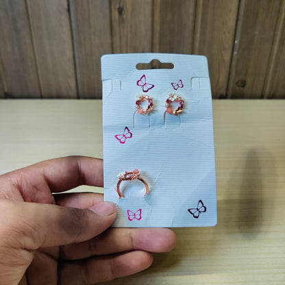 Earings With Ring #4889