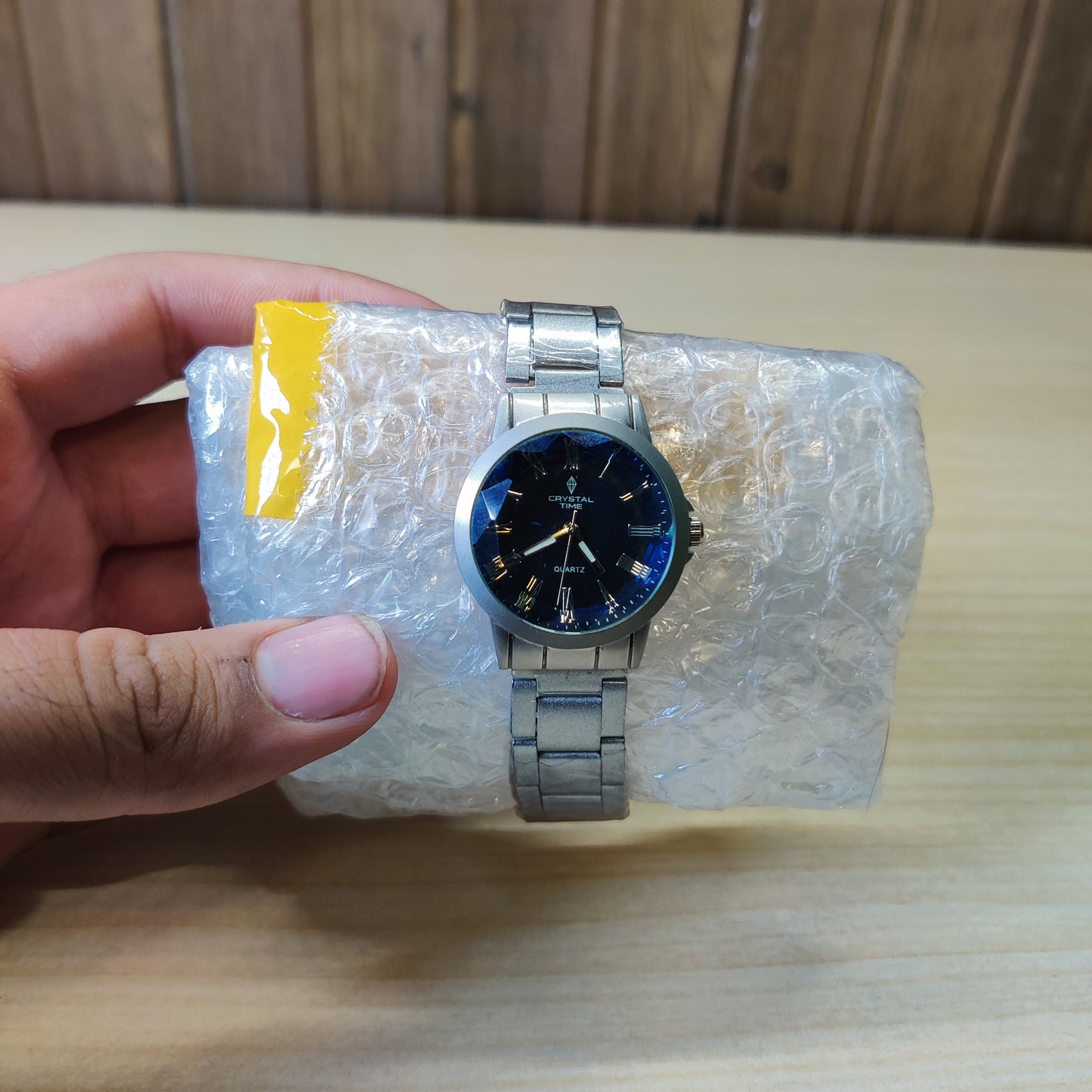 Silver watch #4960