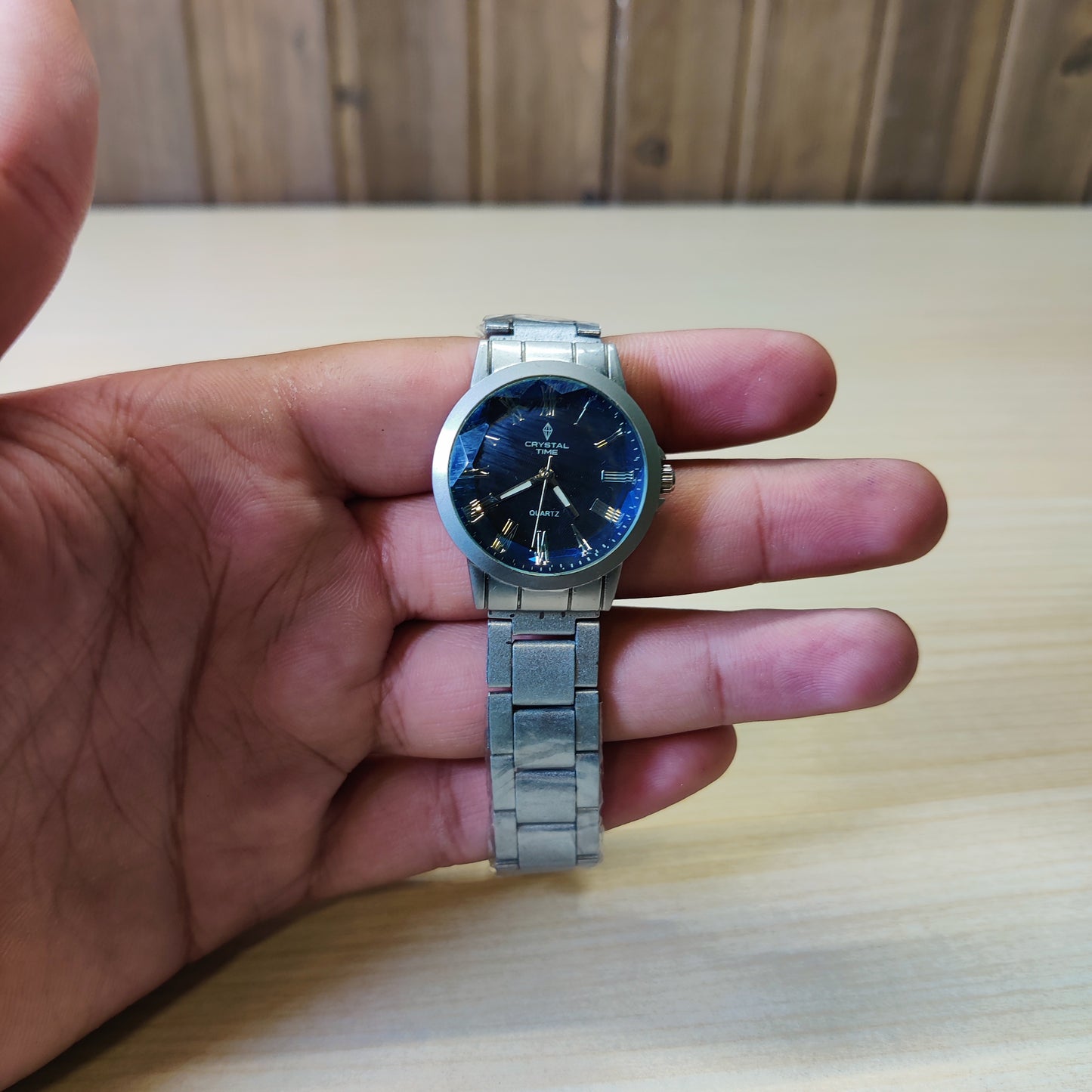 Silver watch #4960