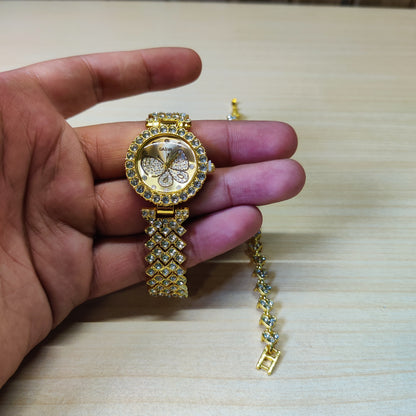 Beautiful watch With Bracelet #4870