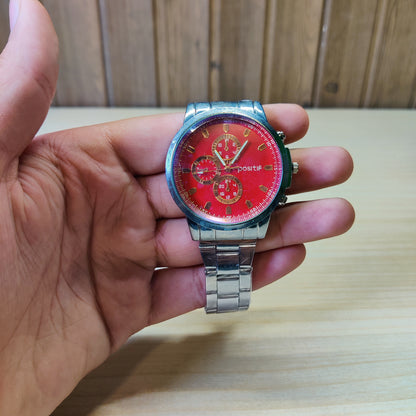 Red Dial Watch #4867