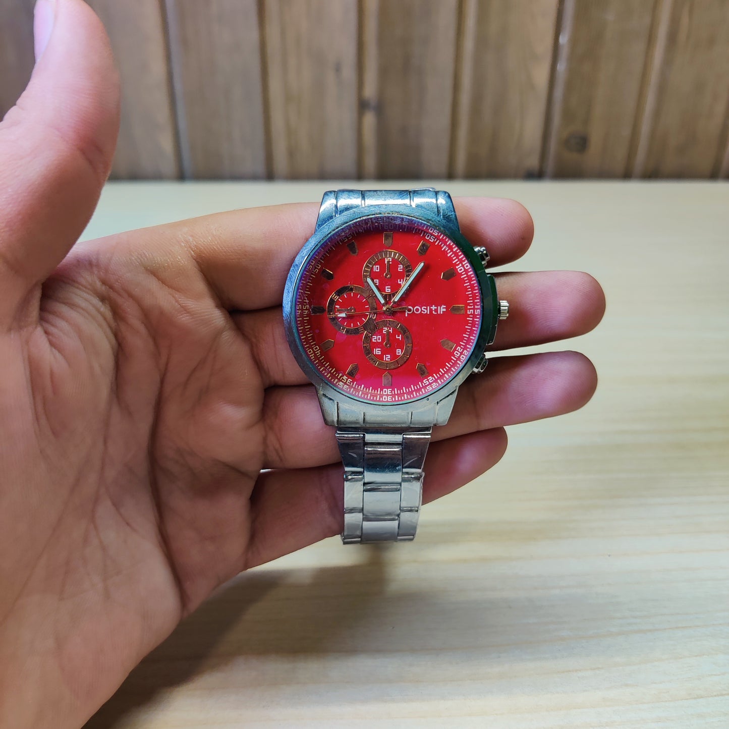 Red Dial Watch #4867