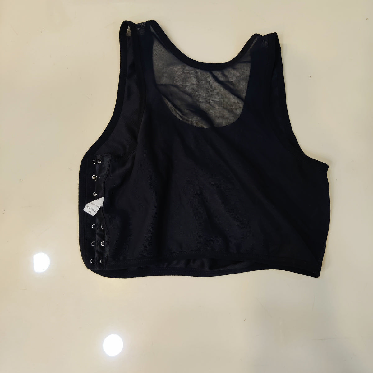 Black chest binder vest #9290