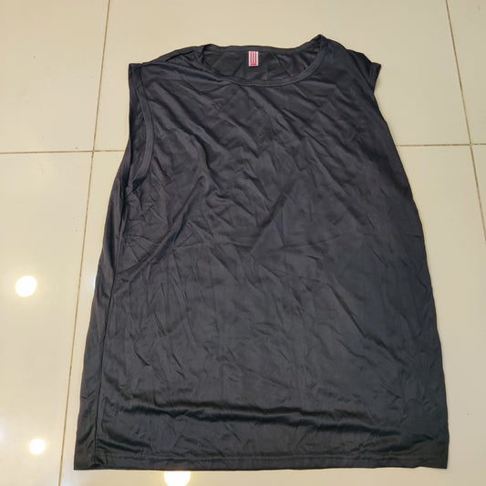 Black sleeveless tank top resembles lightweight #9232