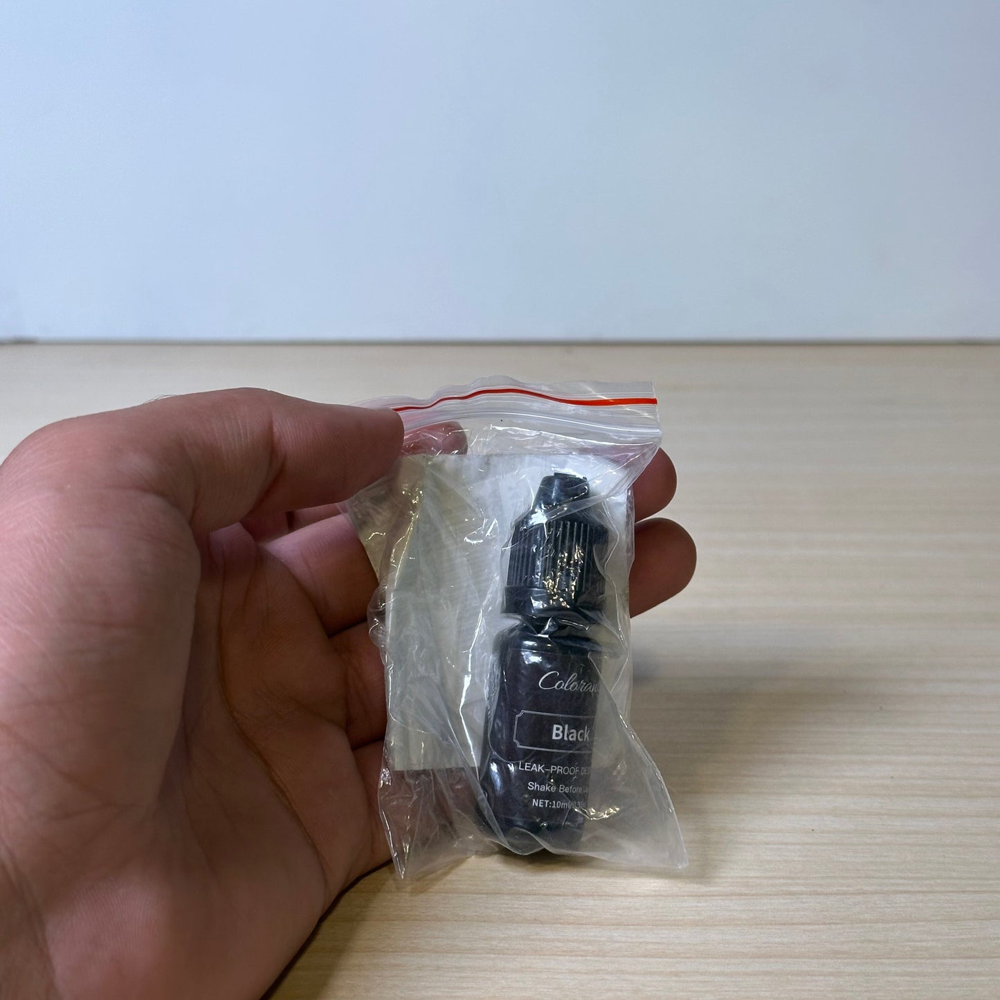 Black liquid colorant designed for DIY crafts like candle or soap making. #478